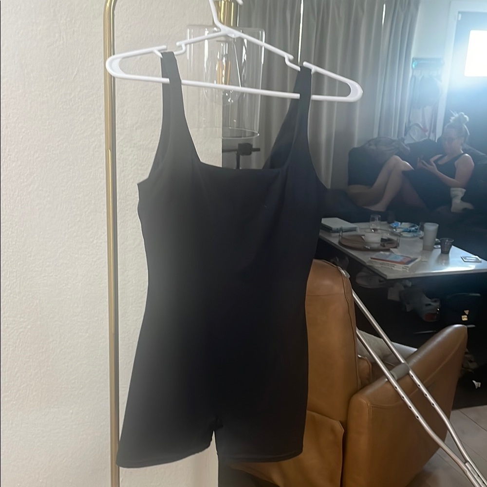 Black Sleeveless Romper